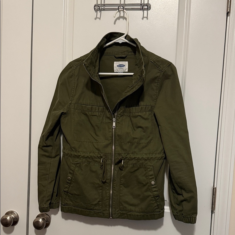 Old Navy Forest Green Utility Jacket